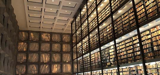 The library at Yale University